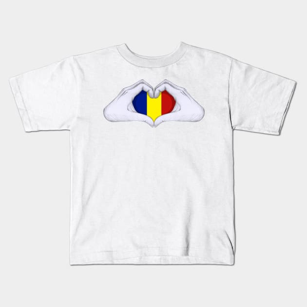 Romania Kids T-Shirt by redmay